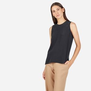 Everlane NWT - The Silk Shell, Black